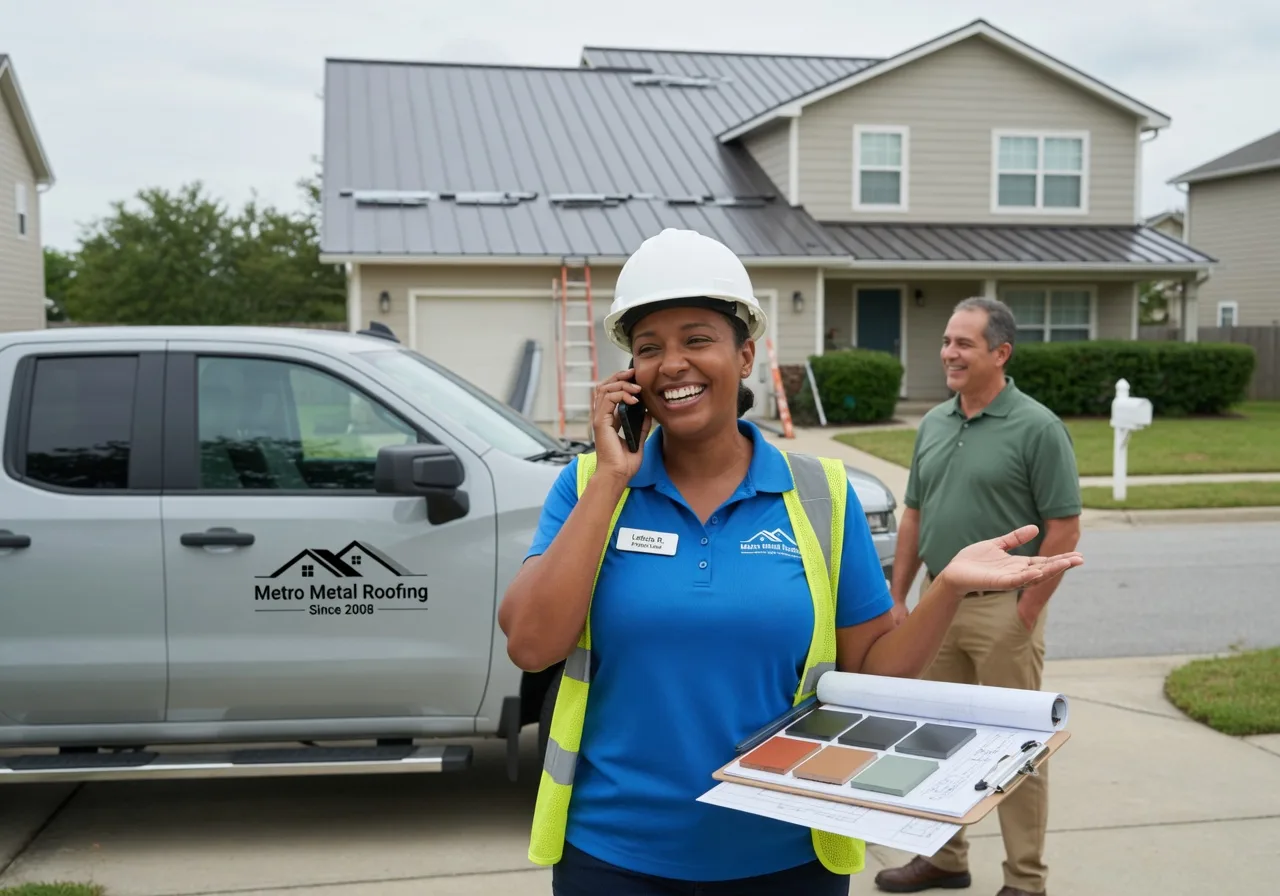 Storm Damage Metal Roof Repair in Saint Nazianz, WI